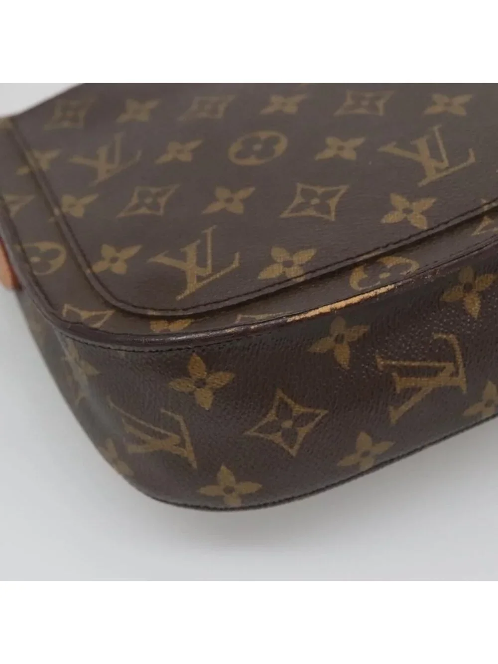 Authentic LOUIS VUITTON Monogram Saint Cloud GM Shoulder Bag M51242 LV